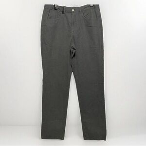 Murano Mens Casual Dress Pants Sz 32x32 Grey European Luxury